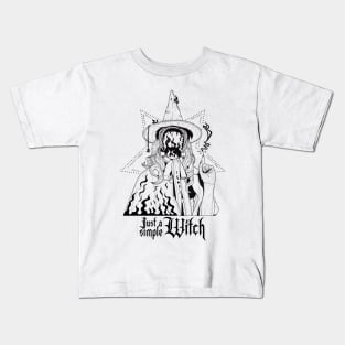 Just a simple Witch Kids T-Shirt